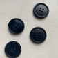 Black Button (23mm) - Set of 4