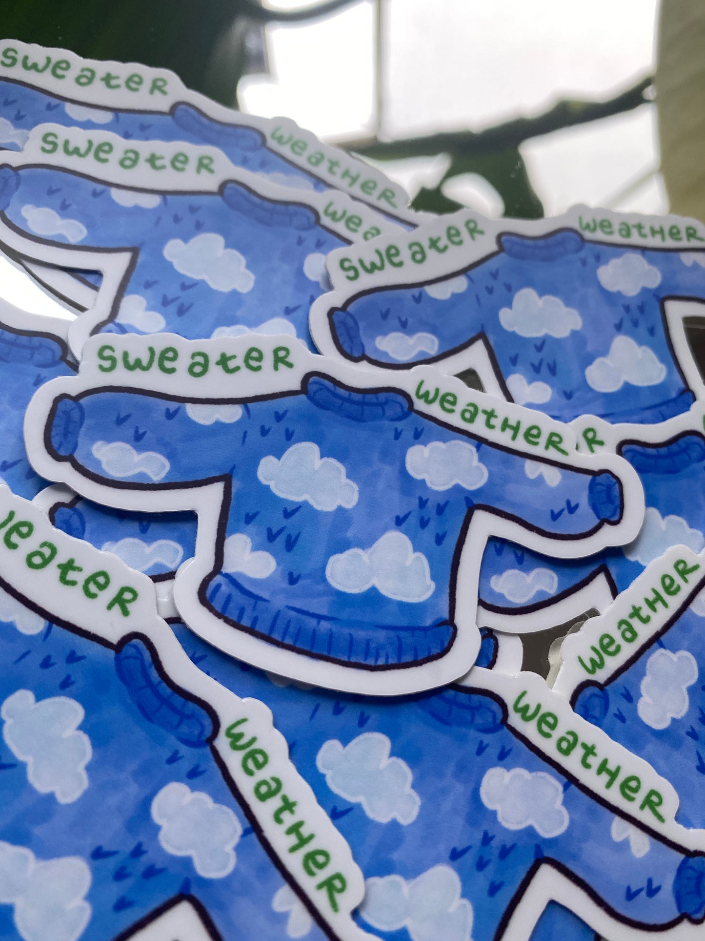 Sweater Weather Sticker