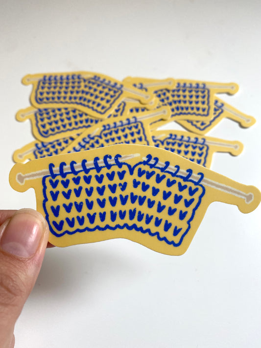Never Not Knitting Sticker