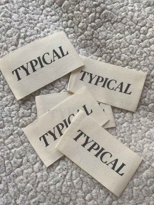 "Typical" Cotton Label